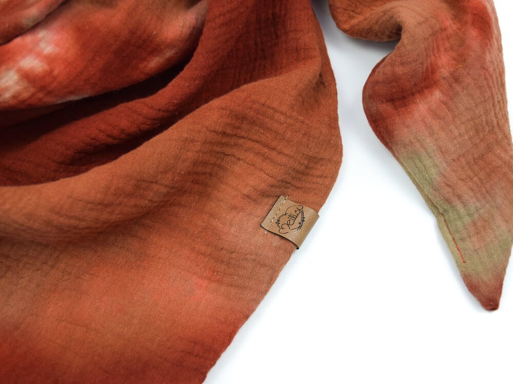 Dreieckstuch Kinder | Musselin | Batik rost