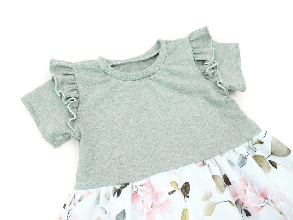 Kleid | lang- & kurzarm | Eukalyptusblüte | mint