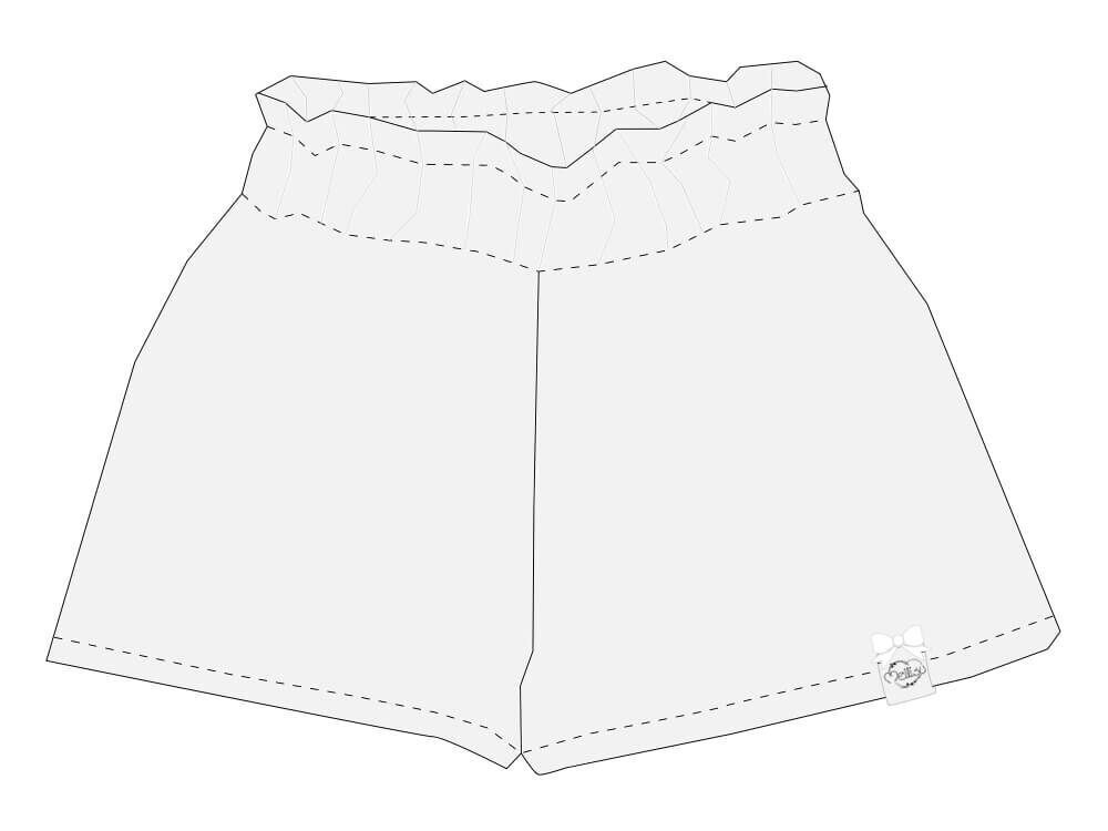 Paperbag Shorts | Musselin | Sonderwunsch
