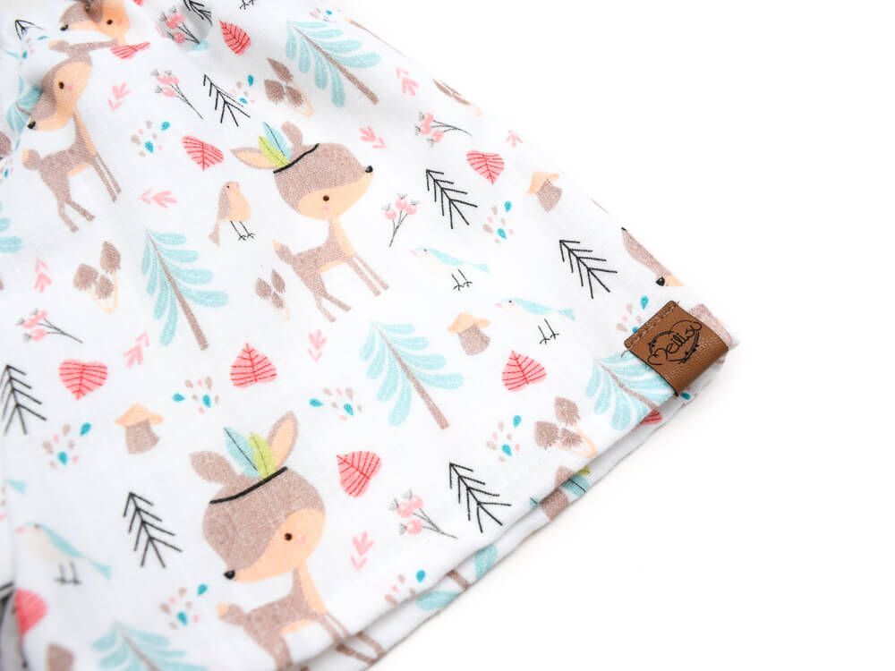 Paperbag Shorts | Musselin | Reh & Rotkehlchen