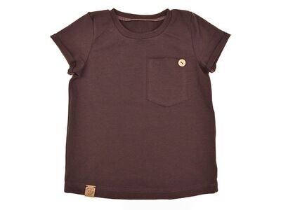 T-Shirt | dunkelbraun
