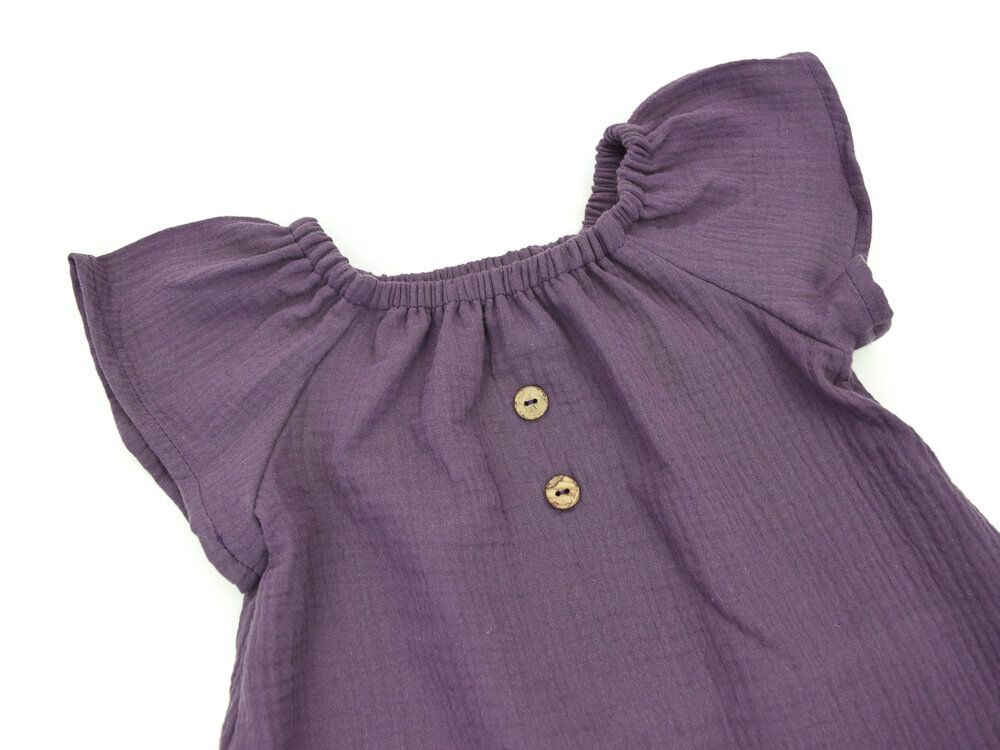 Sommerkleid | Musselin | lavendel