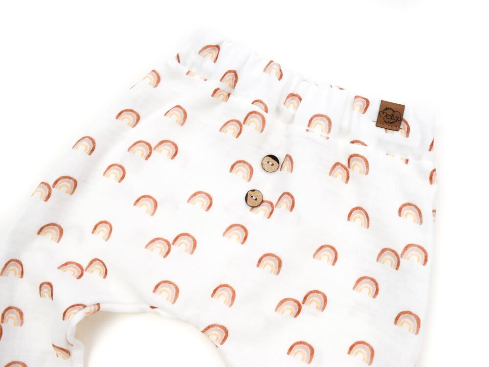 Pumphose | Musselin | kleiner Regenbogen