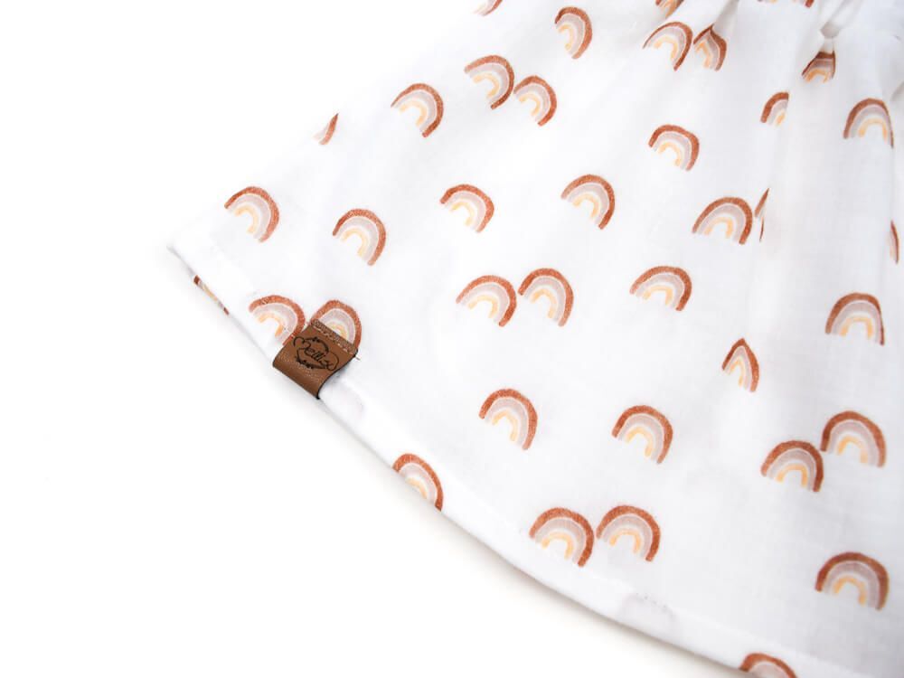 Paperbag Rock | Musselin | kleiner Regenbogen