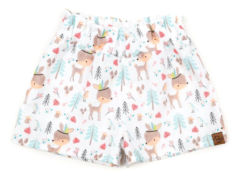 Paperbag Shorts | Musselin | Reh & Rotkehlchen