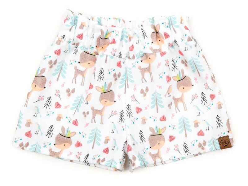 Paperbag Shorts | Musselin | Reh & Rotkehlchen Paperbag Shorts | Musselin | Reh & Rotkehlchen
