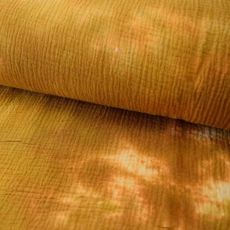Musselin | Batik senf
