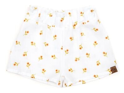 Paperbag Shorts | Musselin | Sonnenblümchen | Gr. 86/92