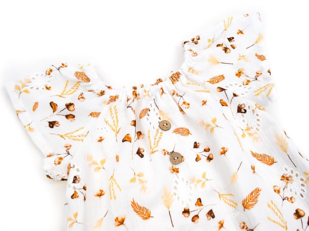 Sommerkleid | Musselin | Golden Pampas