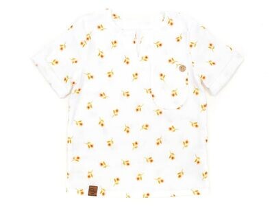 T-Shirt | Musselin | Sonnenblümchen | Gr. 86/92