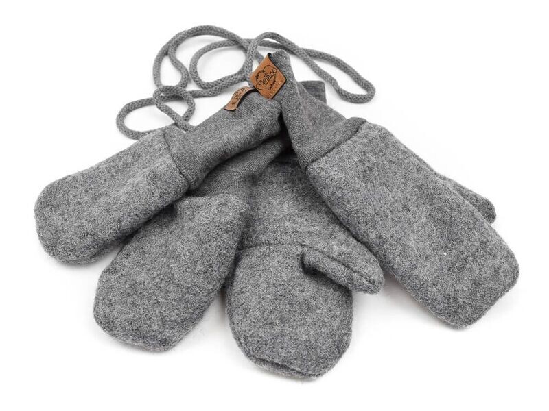 Walkhandschuhe | hellgrau meliert