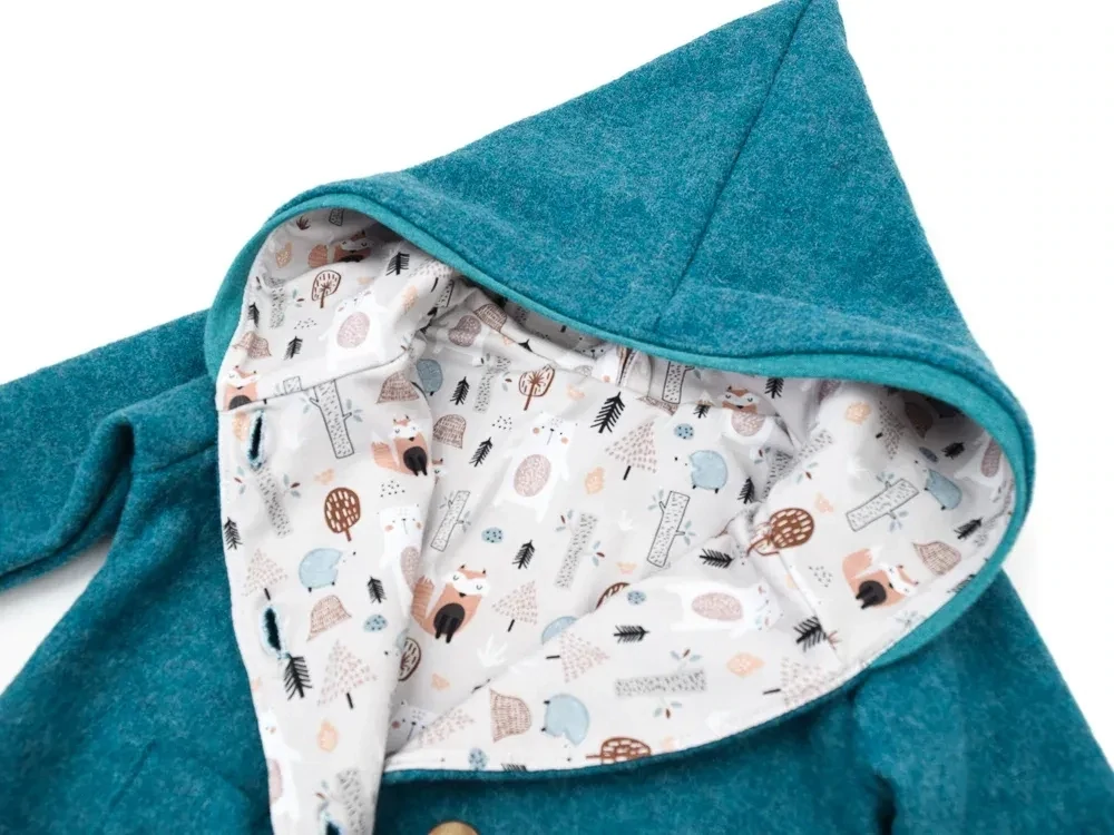 Walkjacke | petrol meliert