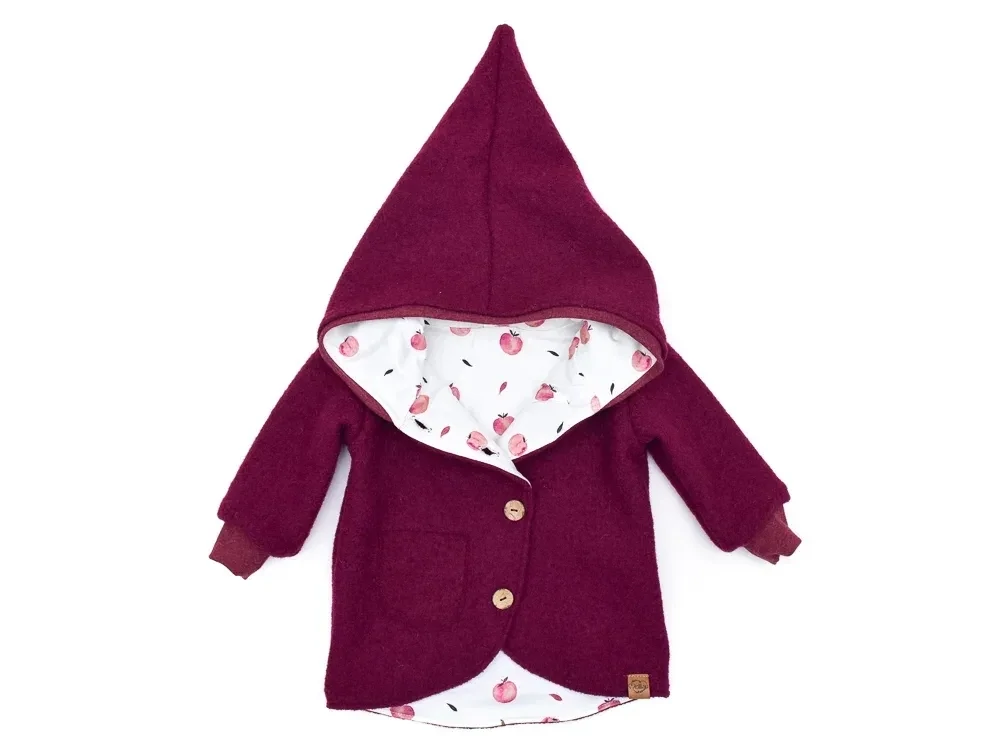 Walkjacke Kinder brombeer