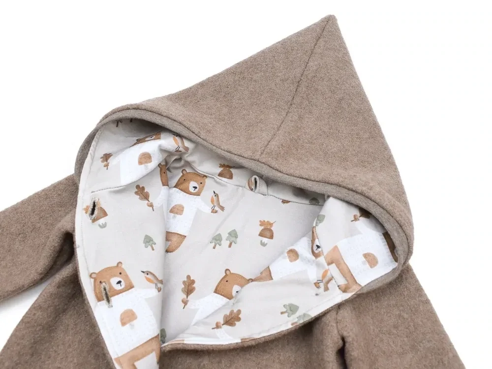 Walkjacke | hellbraun meliert