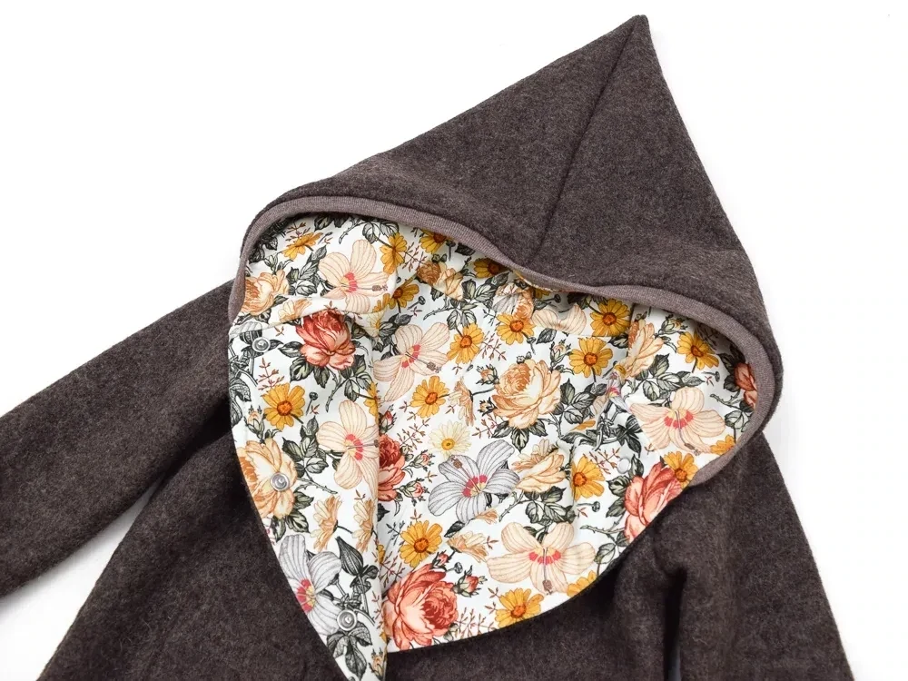 Walkjacke | braun meliert