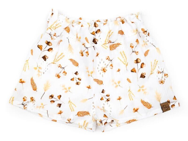 Paperbag Shorts | Musselin | Golden Pampas Paperbag Shorts | Musselin | Golden Pampas