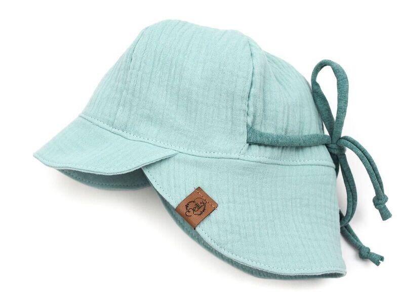Sonnenhut | Musselin | aqua