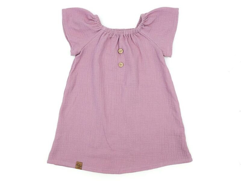 Sommerkleid | Musselin | puderrosa