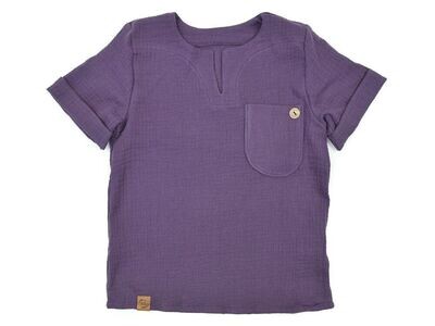 T-Shirt | Musselin | lavendel