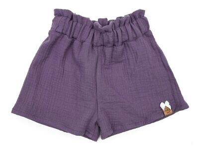 Paperbag Shorts | Musselin | lavendel