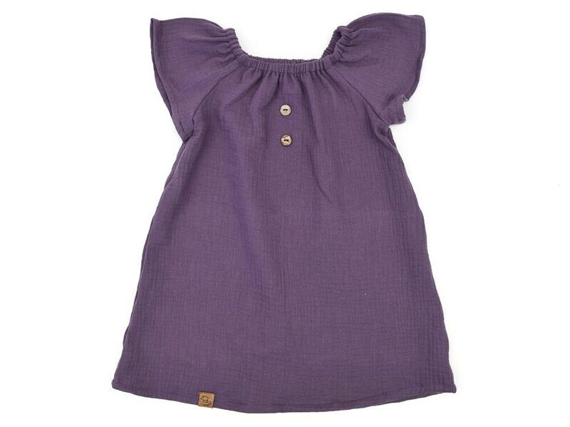 Sommerkleid | Musselin | lavendel