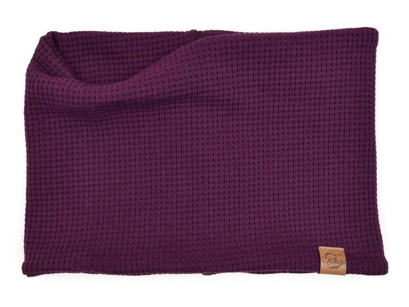 Loop | Waffelstrick | aubergine