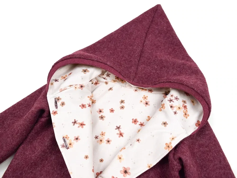 Walkjacke | bordeaux meliert