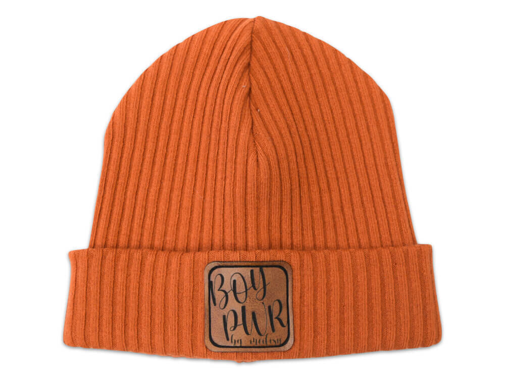 Hipster Mütze | orange | Gr. 41-44 cm