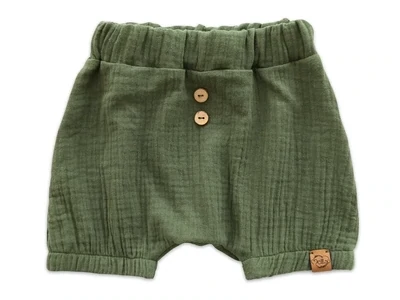 Shorts | Musselin | khaki