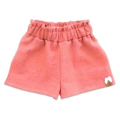 Paperbag Shorts | Musselin | apricot