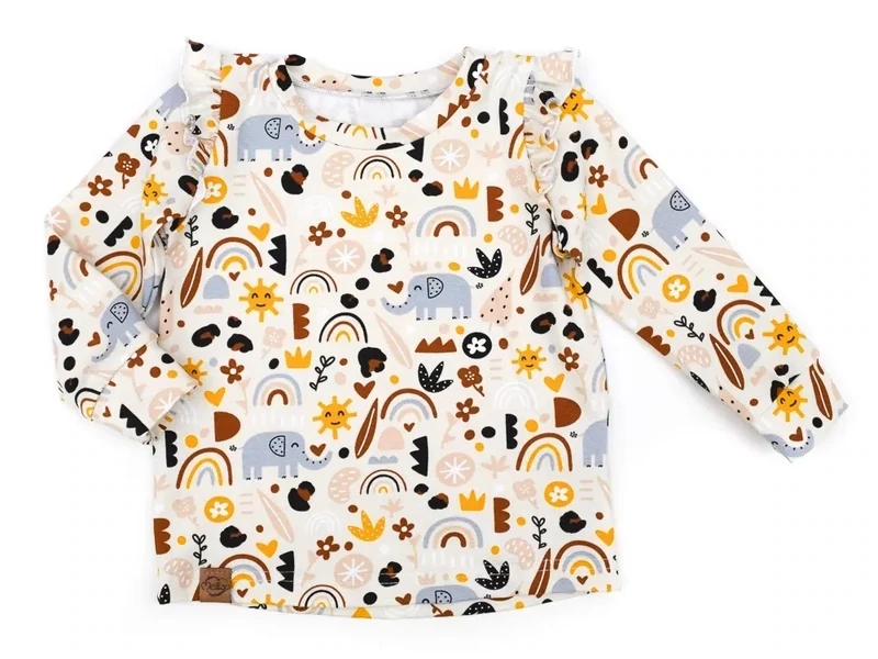 Langarmshirt mit Rüschen | Elefant Elli Langarmshirt mit Rüschen | Elefant Elli