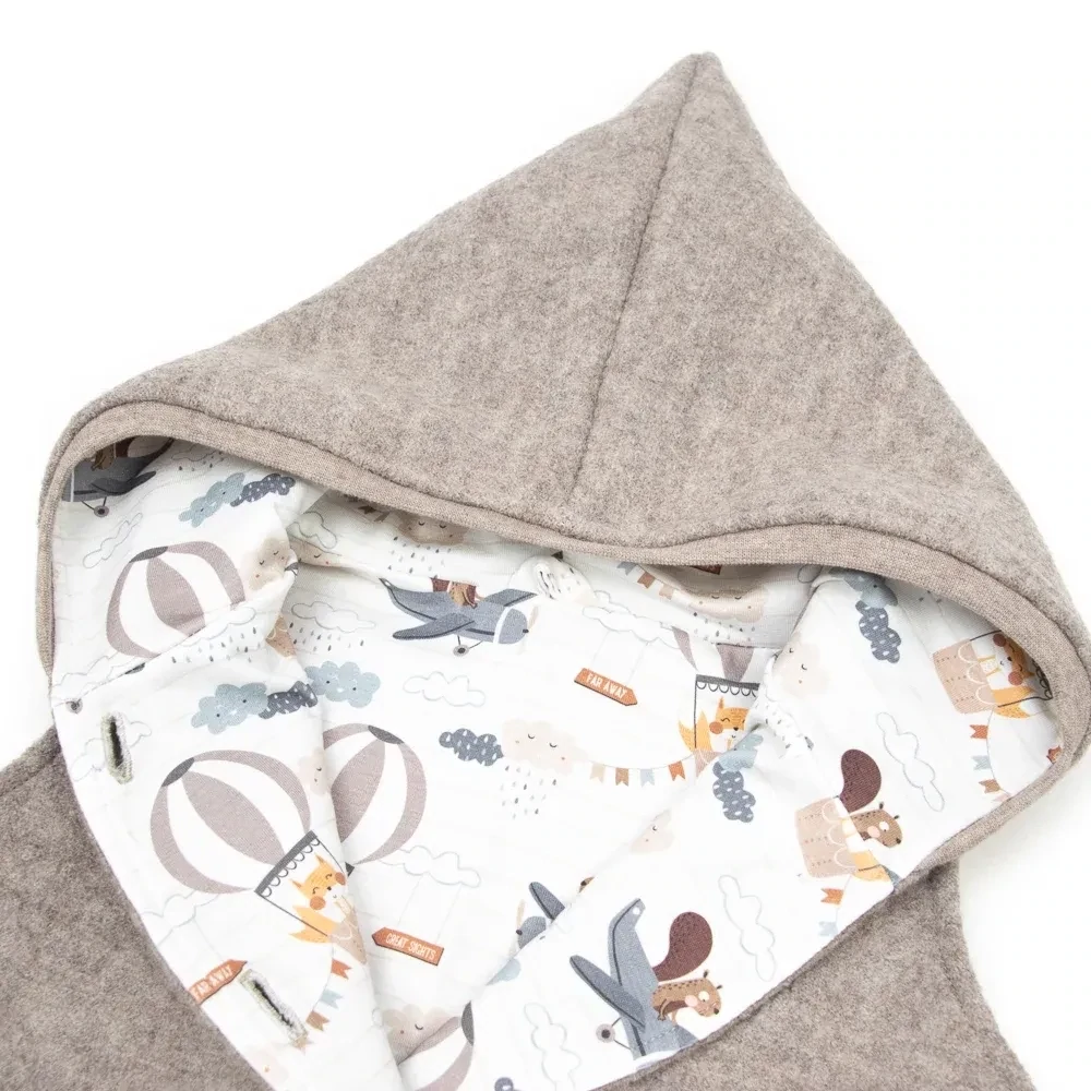 Walkweste | beige meliert