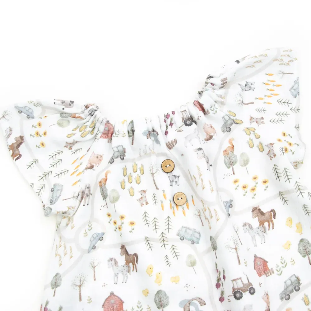 Sommerkleid | Musselin | Kleine Farm