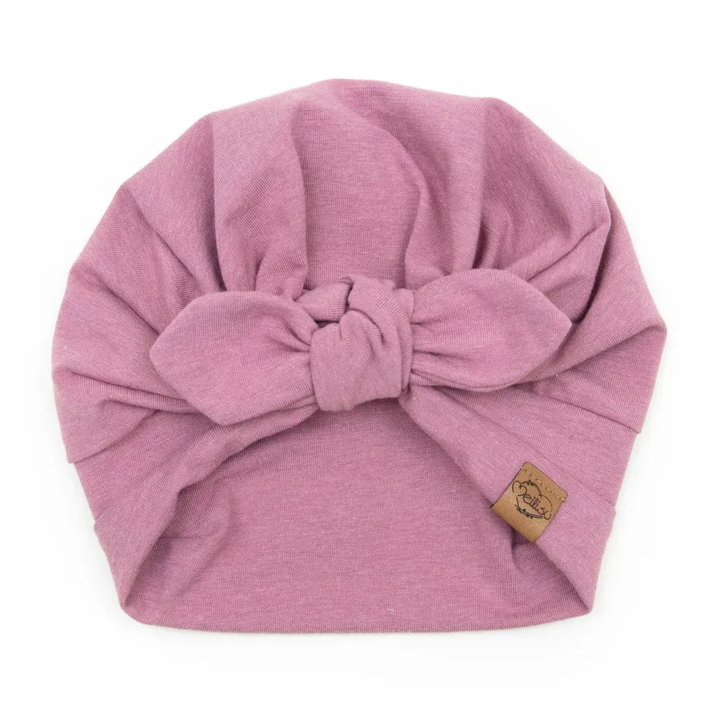 Turbanmütze | altrosa | Größe 51-53 cm