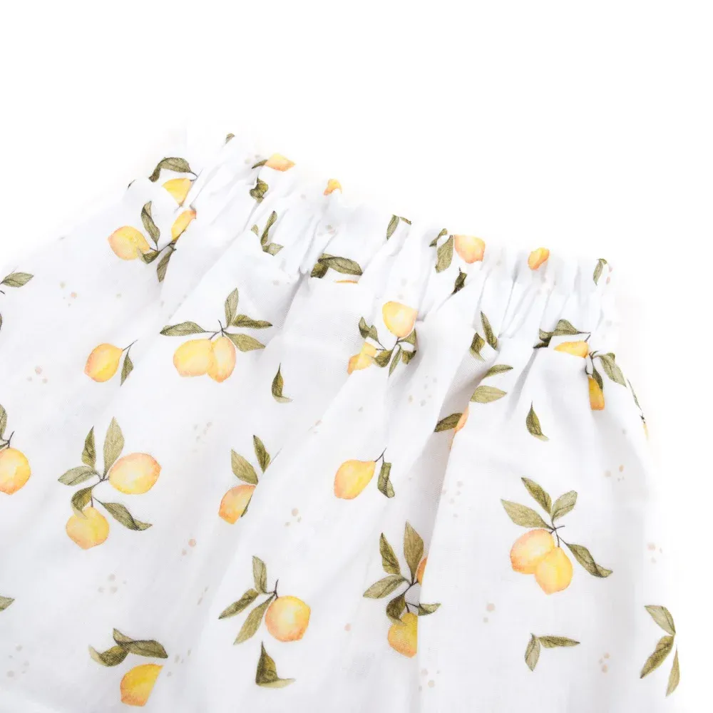 Paperbag Rock | Musselin | Zitrone