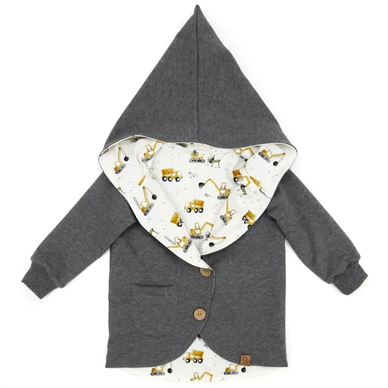 Sweatjacke | grau