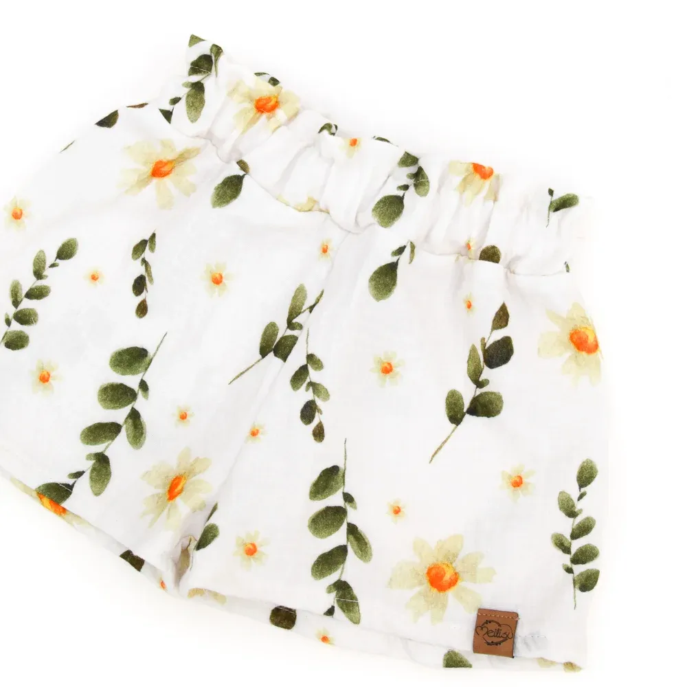 Paperbag Shorts | Musselin | Margerite