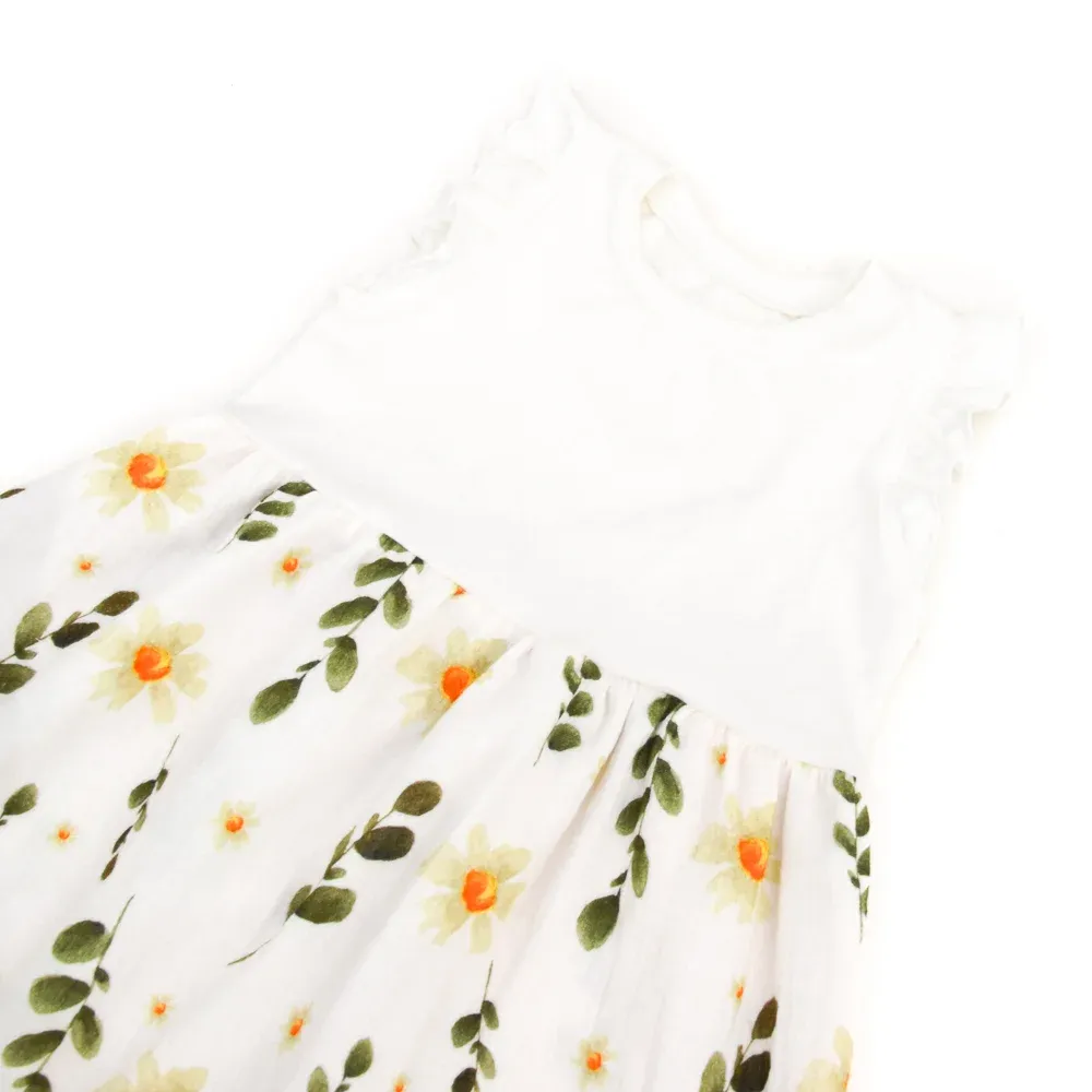 Kleid | lang- & kurzarm | Musselin | Margerite