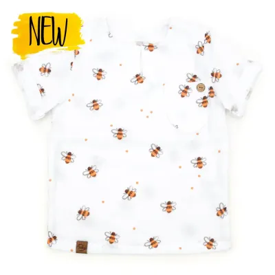 T-Shirt | Musselin | flotte Biene