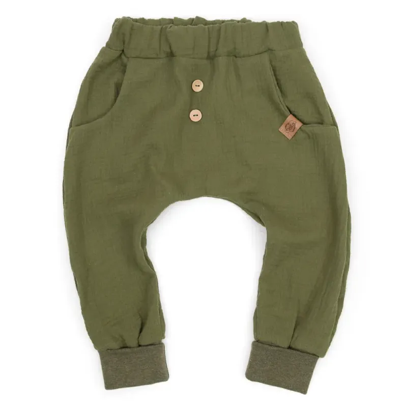 Pumphose | Musselin | khaki