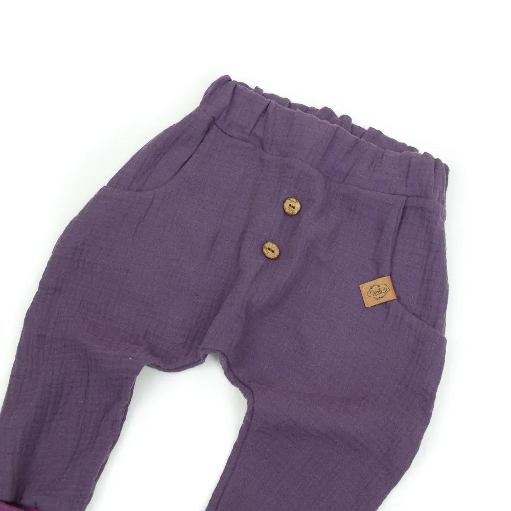 Pumphose | Musselin | lavendel