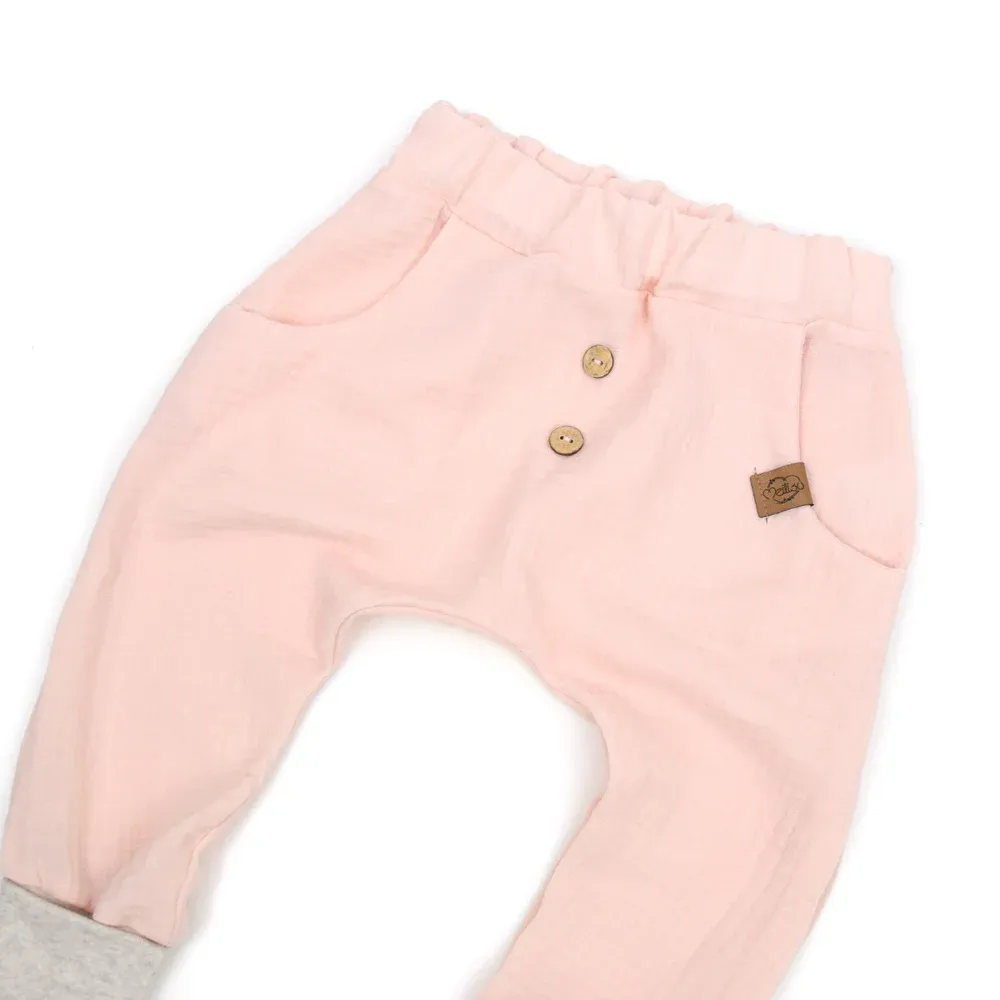 Pumphose | Musselin | heller Pfirsich