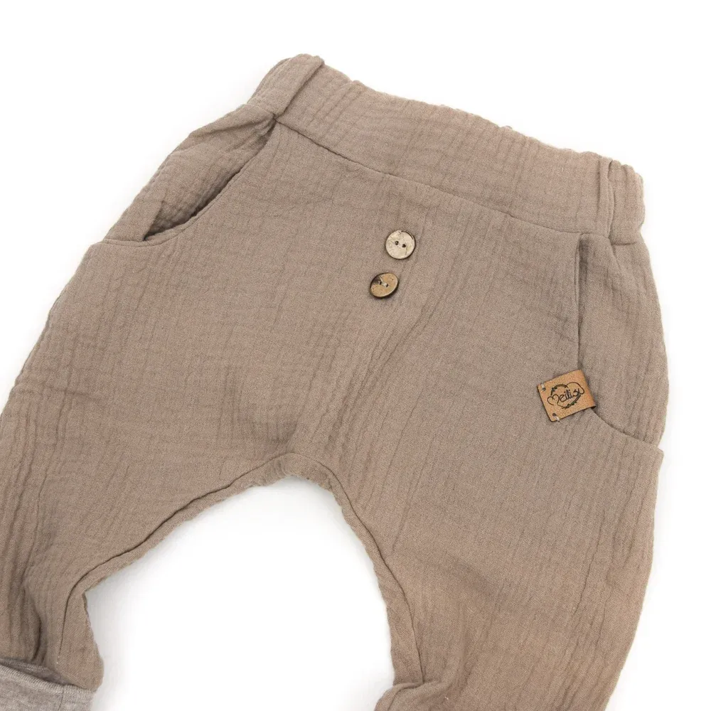 Pumphose | Musselin | sand