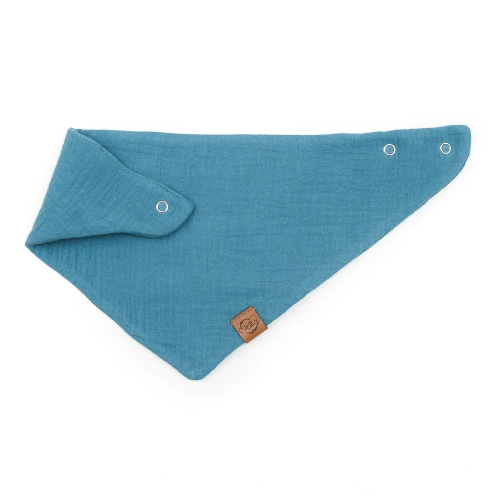 Halstuch | Musselin | rauchblau