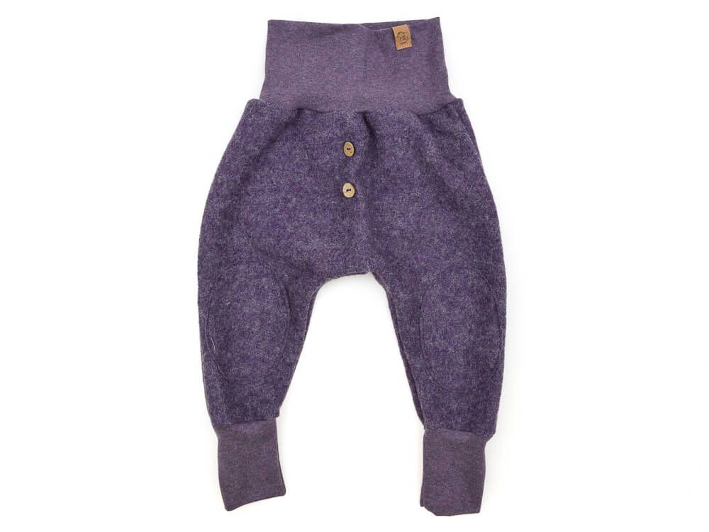 Walkhose | aubergine meliert