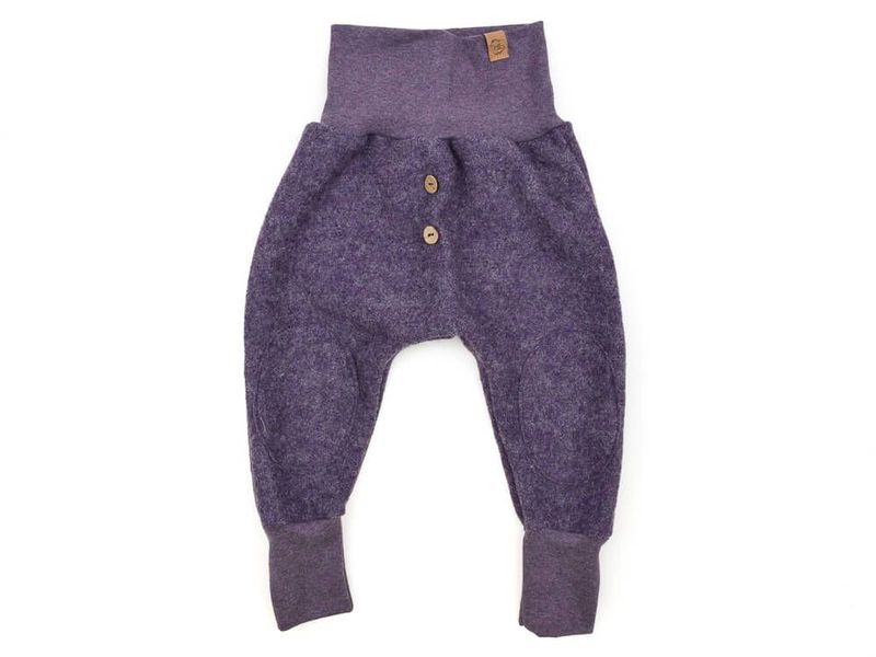 Walkhose | aubergine meliert