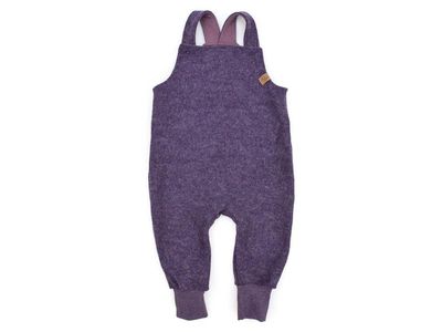 Walklatzhose | aubergine meliert Walklatzhose | aubergine meliert