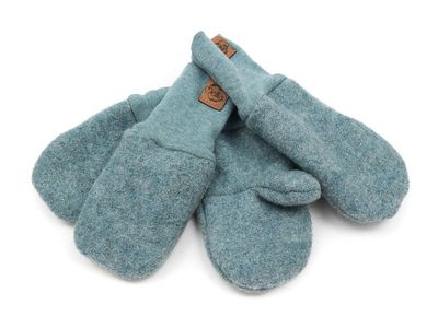 Walkhandschuhe | dusty blue meliert