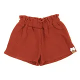 Paperbag Shorts | Musselin | rost