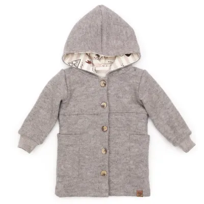 Walkmantel Wollwalk Mantel Mädchen Kinder Jungs Meilisu beige